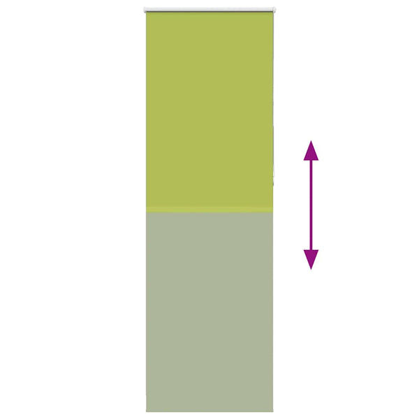Grünes Verdunkelungsrollo 75x230 cm