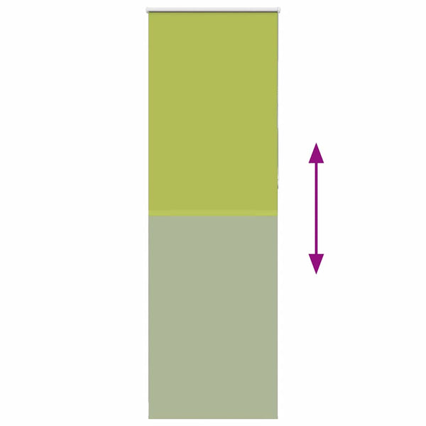 Grünes Verdunkelungsrollo 85x230 cm