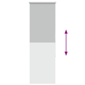 Verdunkelungsrollo Hellgrau 50x175 cm