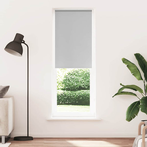 Verdunkelungsrollo Hellgrau 65x210 cm