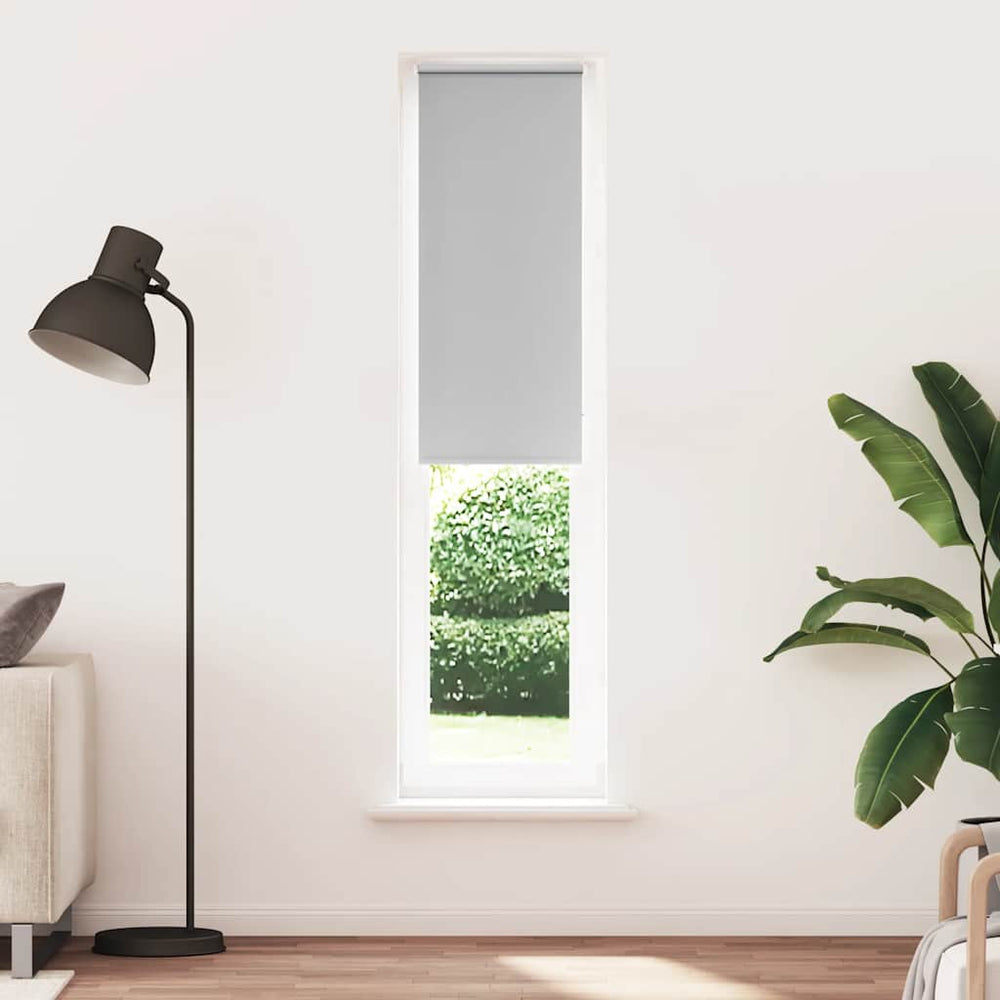 vidaXL Blackout Roller Blind Light Grey 45x230 cm Fabric Width 40.7 cm