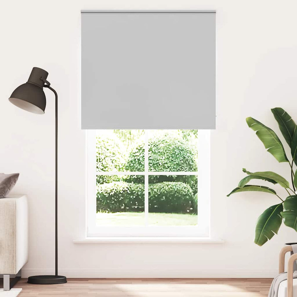 vidaXL Blackout Roller Blind Light Grey 125x230cm Fabric Width 121.6cm