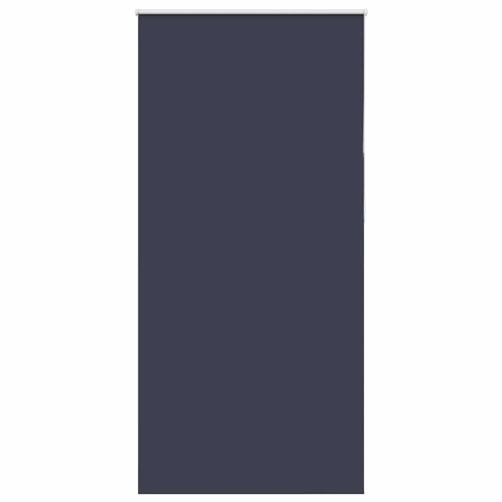 vidaXL Blackout Roller Blind Navy Blue 115x210 cm Fabric Width 110.7 cm