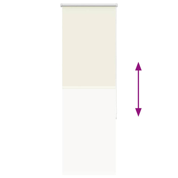 Verdunkelungsrollo Cremeweiß 40x150 cm