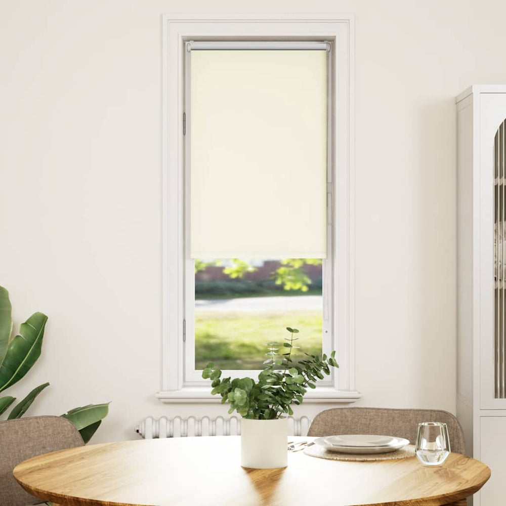vidaXL Blackout Roller Blind Cream 55x150cm Fabric width 50.7 cm