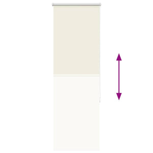 Verdunkelungsrollo Cremeweiß 45x175cm