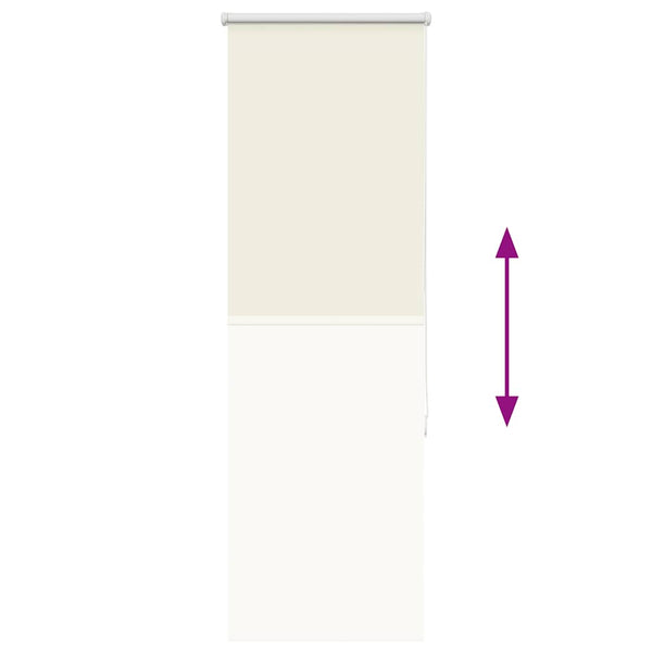 Verdunkelungsrollo Cremeweiß 45x175cm