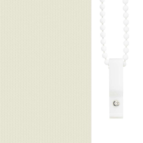 Verdunkelungsrollo Cremeweiß 75x175 cm