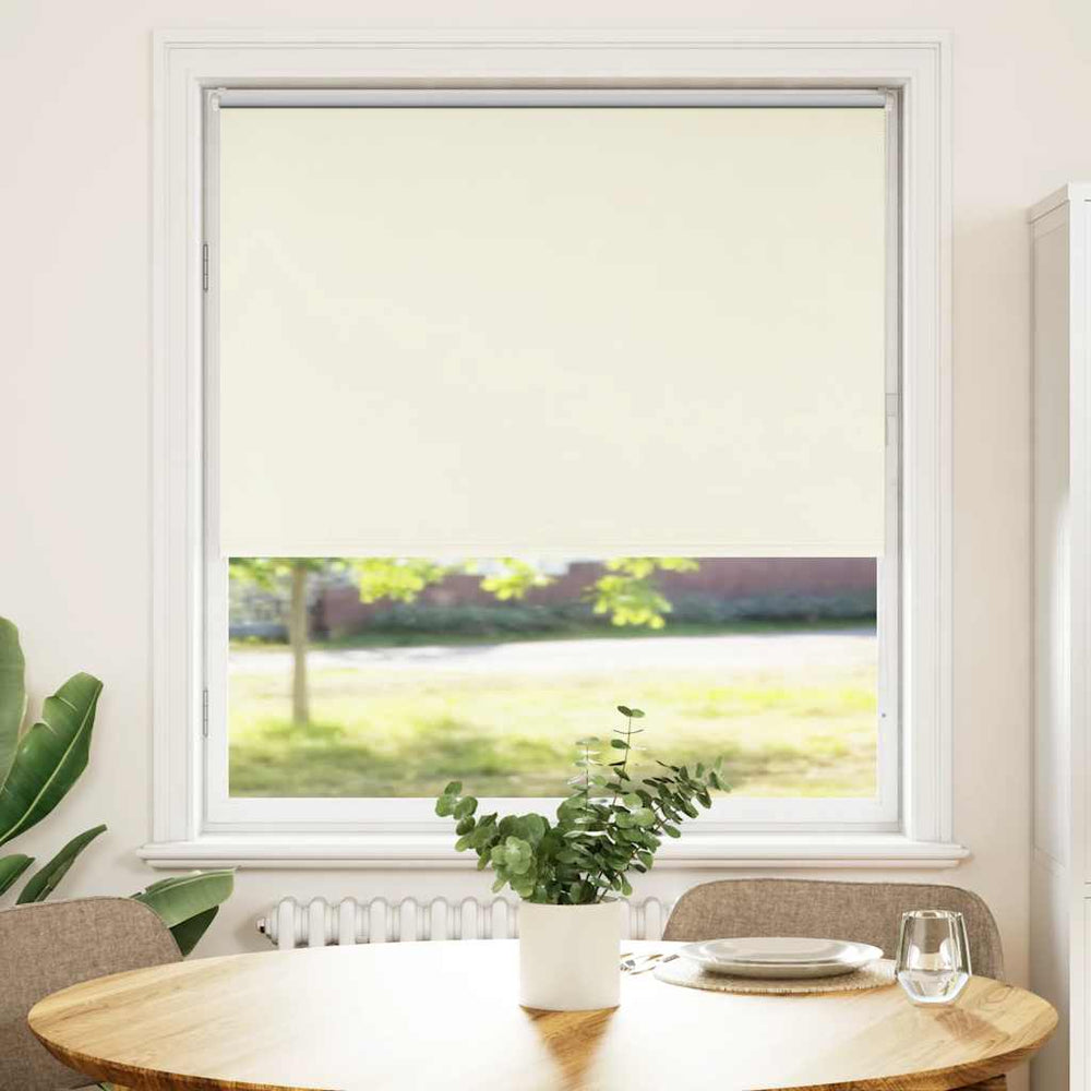 Verdunkelungsrollo Cremeweiß 100x175cm