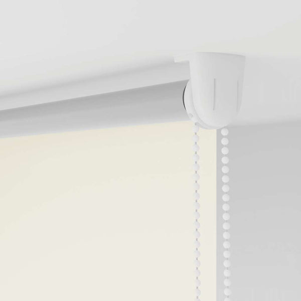 Verdunkelungsrollo Cremeweiß 40x210 cm
