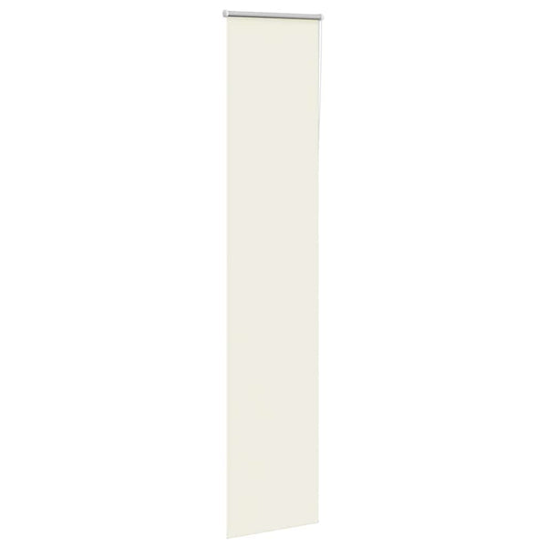 Cremeweißes Verdunkelungsrollo 55x210 cm