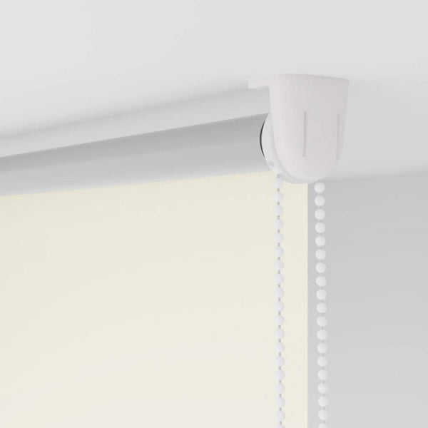 Verdunkelungsrollo Cremeweiß 75x210 cm