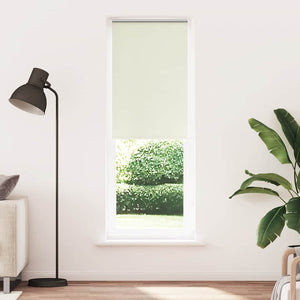 Cremeweißes Verdunkelungsrollo 80x210 cm