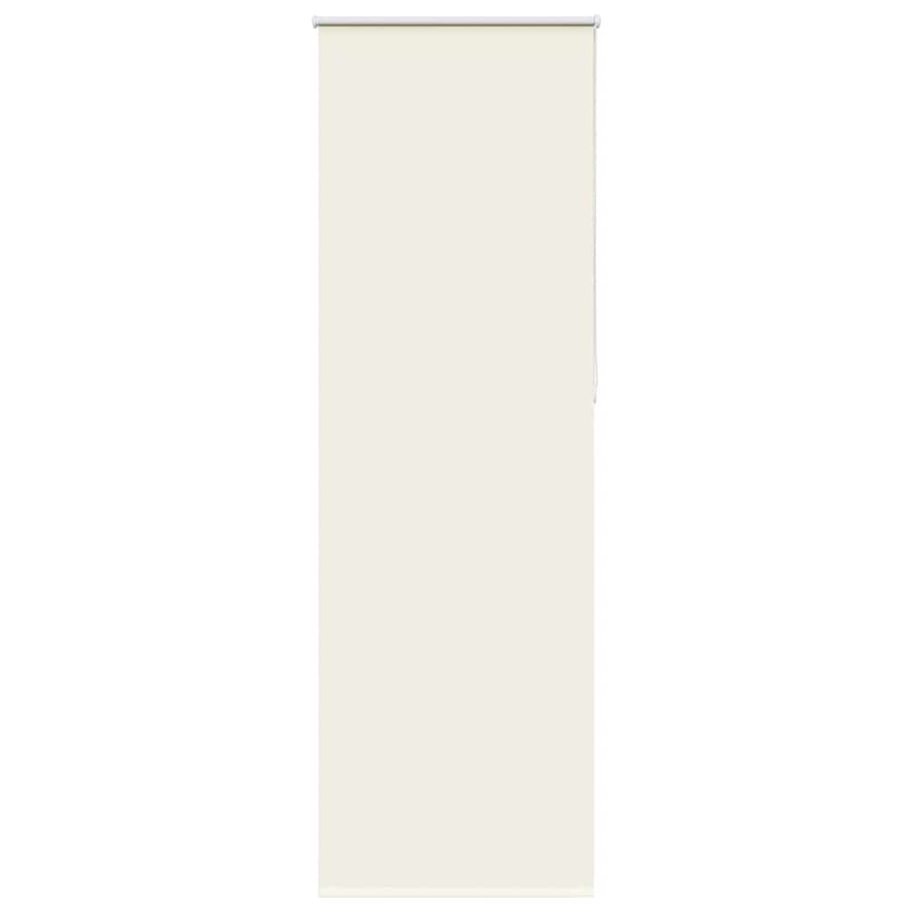 Cremeweißes Verdunkelungsrollo 85x210cm
