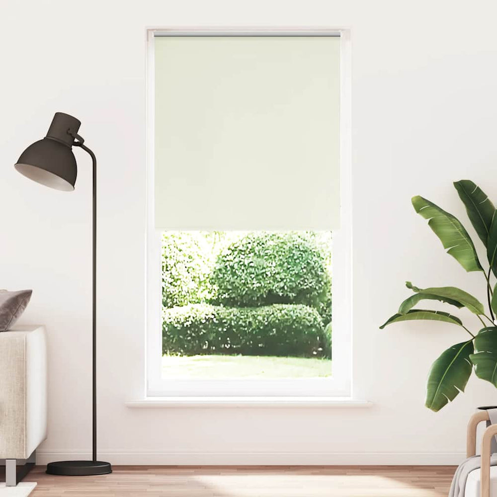 vidaXL Store enrouleur occultant Crème 95x210cm largeur tissu 90,7 cm