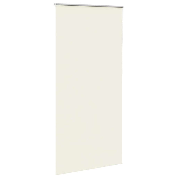 Verdunkelungsrollo Cremeweiß 95x210cm