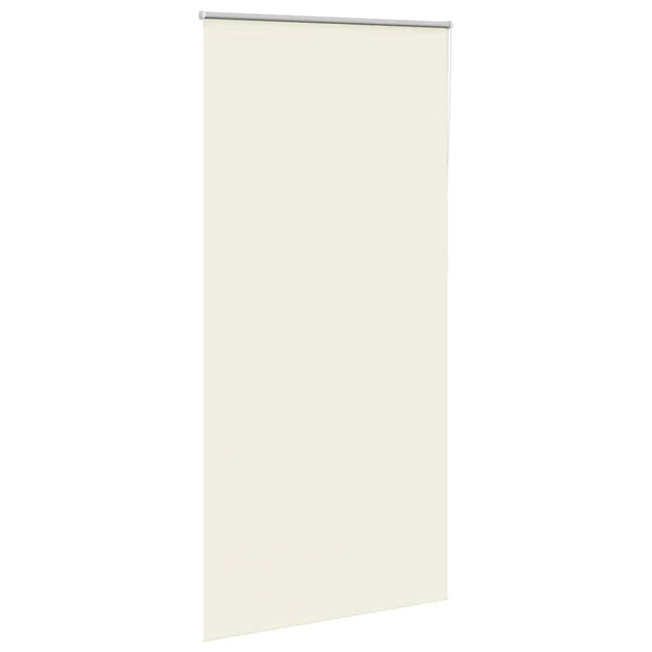 Verdunkelungsrollo Cremeweiß 100x210 cm