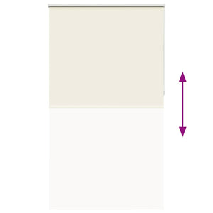 Verdunkelungsrollo Cremeweiß 125x210cm