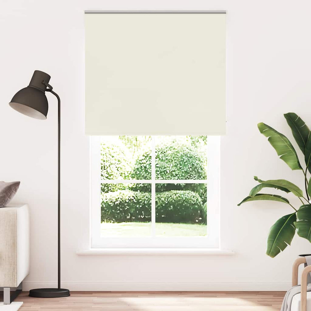 vidaXL Store occultant crème 130x210cm Largeur du tissu 126,6cm