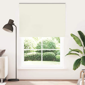 Verdunkelungsrollo Cremeweiß 145x210 cm