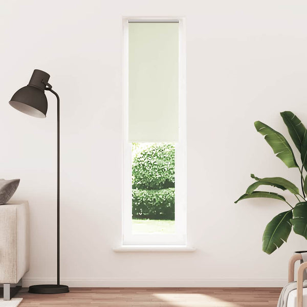 Cremeweißes Verdunkelungsrollo 55x230cm