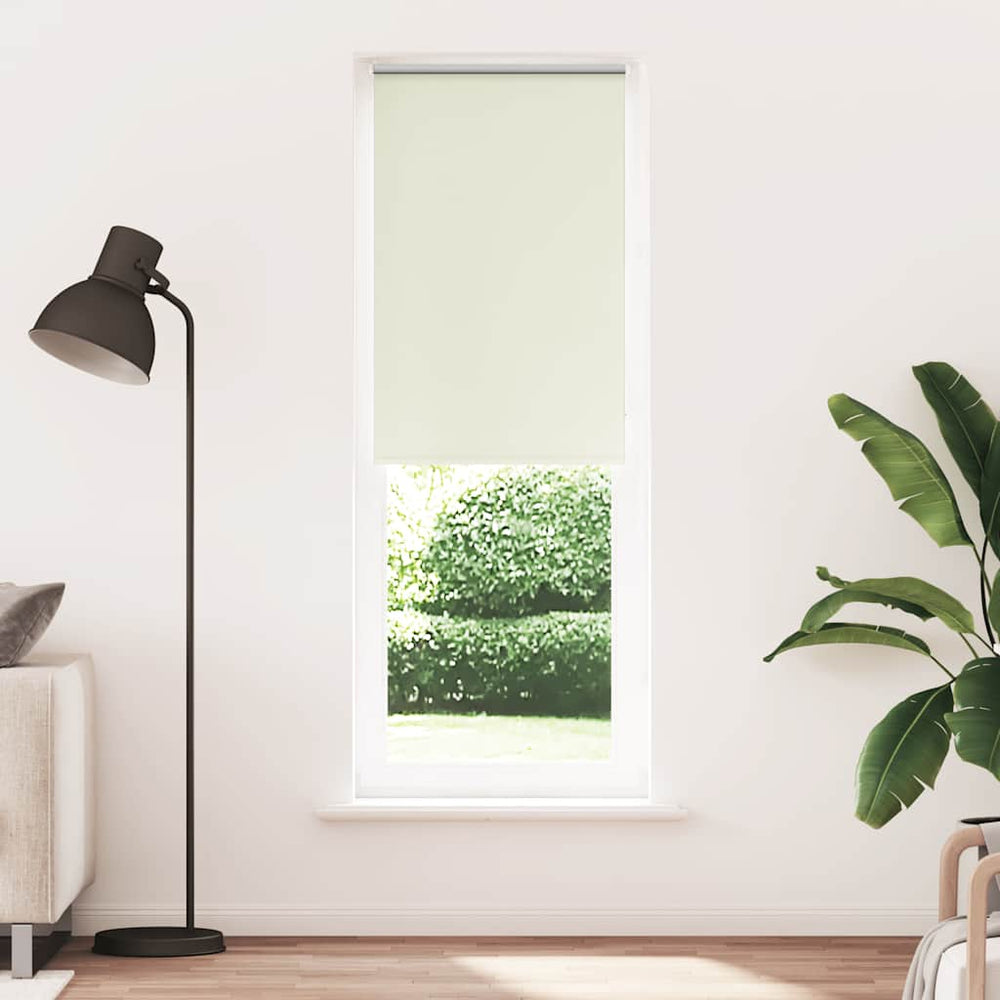 vidaXL Blackout Roller Blind Cream 65x230cm Fabric Width 60.7 cm