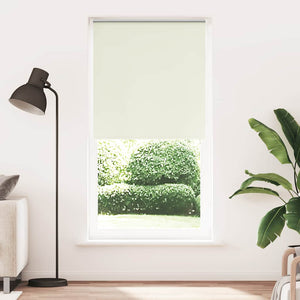 Verdunkelungsrollo Cremeweiß 95x230cm