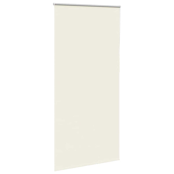 Verdunkelungsrollo Cremeweiß 100x230 cm