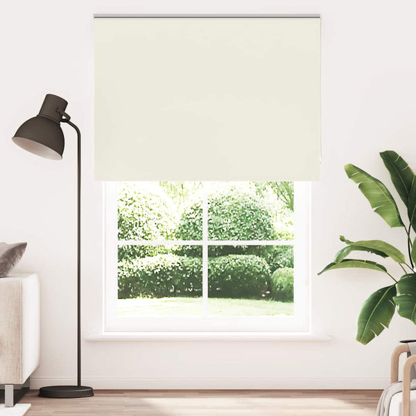 Verdunkelungsrollo Cremeweiß 165x230 cm