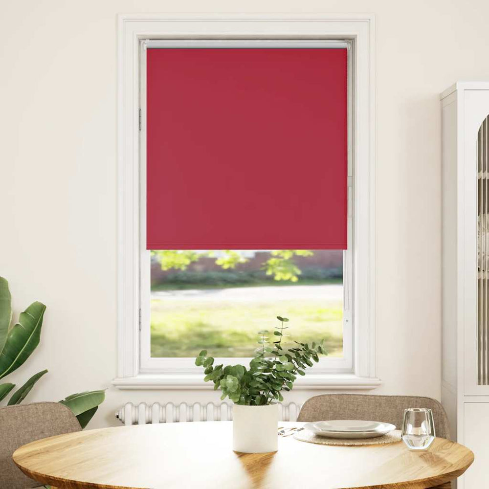 vidaXL Store occultant Rouge 65x130 cm Largeur du tissu 60,7 cm Polyester