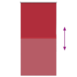 Verdunkelungsrollo Rot 75x130 cm