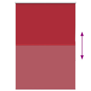 Verdunkelungsrollo Rot 115x130 cm