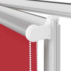 Verdunkelungsrollo Rot 150x130cm