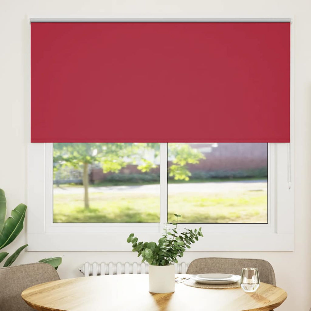 vidaXL Store occultant rouge 150x130 cm Largeur de tissu 146,6 cm Polyester