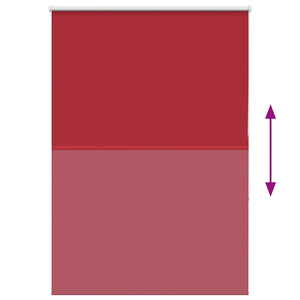 Verdunkelungsrollo Rot 95x150 cm