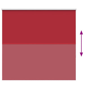 Verdunkelungsrollo Rot 145x150 cm