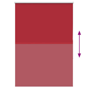 Verdunkelungsrollo Rot 100x175cm