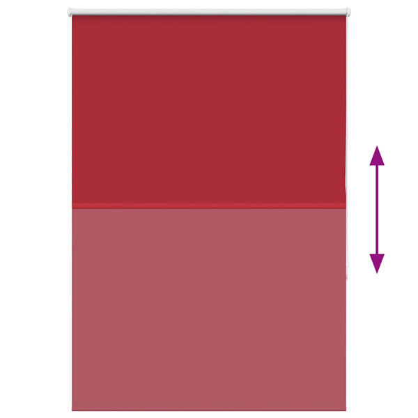 Verdunkelungsrollo Rot 105x175 cm