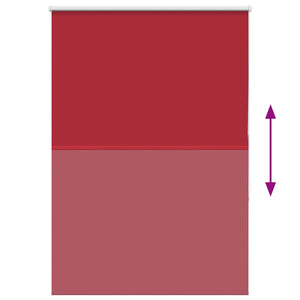 Verdunkelungsrollo Rot 110x175cm