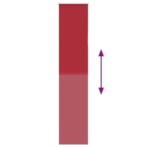Verdunkelungsrollo Rot 55x210 cm