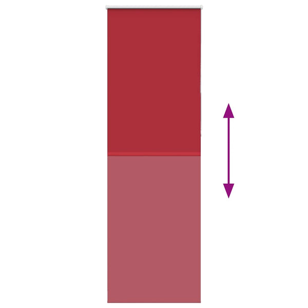 Verdunkelungsrollo Rot 85x210 cm