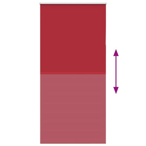 Verdunkelungsrollo Rot 100x210cm