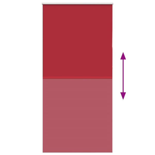 Verdunkelungsrollo Rot 100x210cm