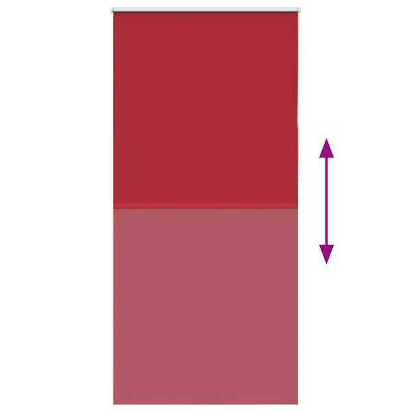 Verdunkelungsrollo Rot 105x210cm