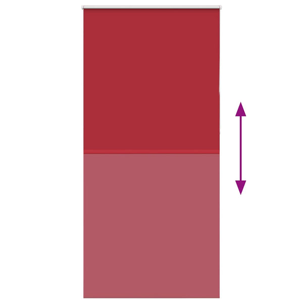 Verdunkelungsrollo Rot 110x210cm
