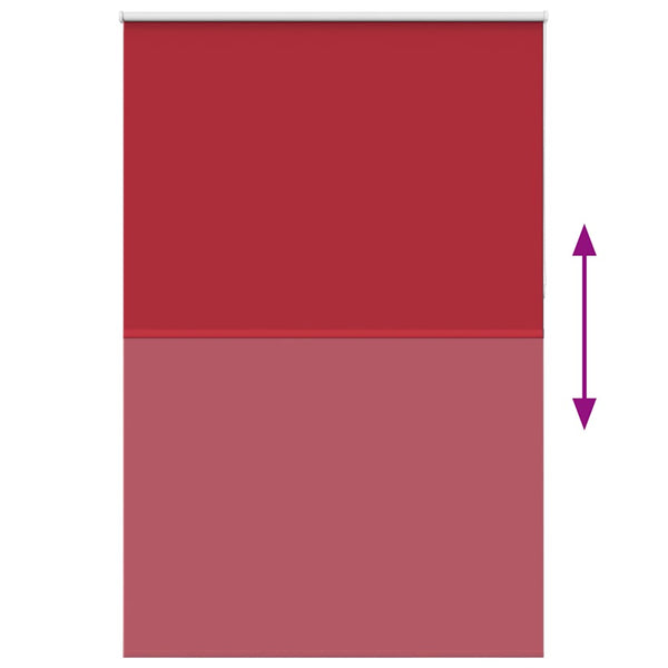 Verdunkelungsrollo Rot 160x210 cm
