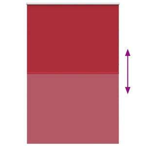Verdunkelungsrollo Rot 165x210 cm