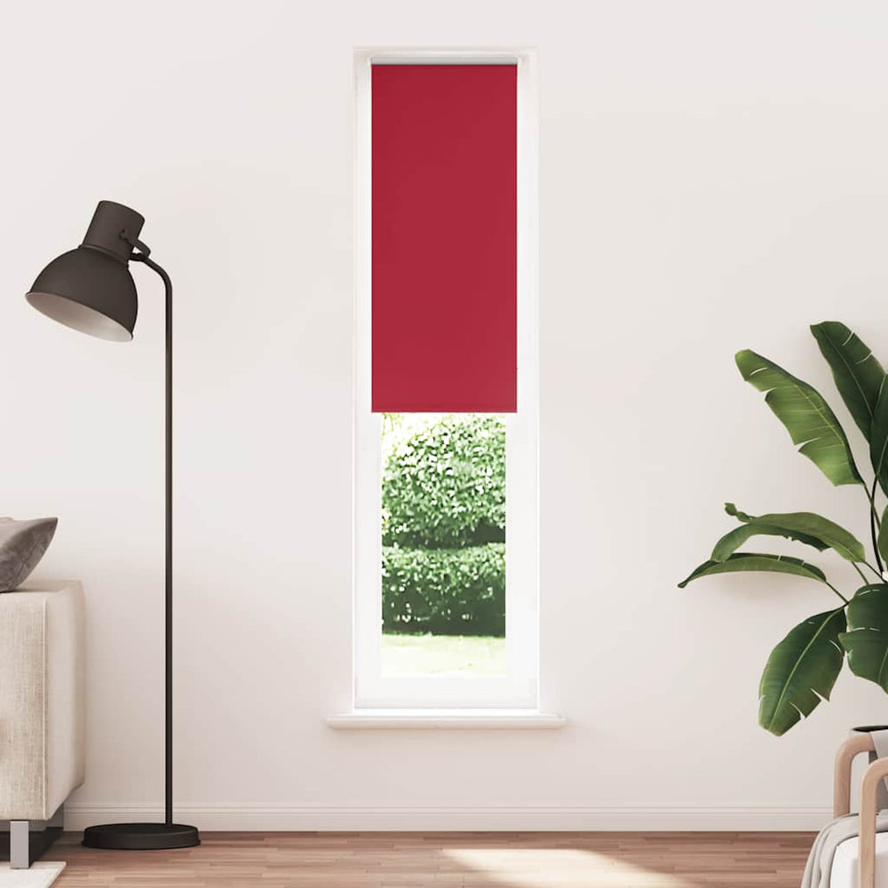vidaXL Store occultant rouge 40x230 cm largeur du tissu 35,7 cm polyester