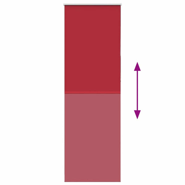 Verdunkelungsrollo Rot 75x230 cm
