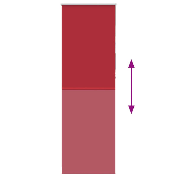 Verdunkelungsrollo Rot 85x230 cm